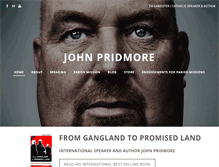 Tablet Screenshot of johnpridmore.com